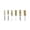 Yellow, variant on Six Piece Brass Drill Bit And Cleaning Brush Set For Pipes Bottles Versatile Scrubbing Tools Great For Metal Wire Brushes With 8-19 Mm Hex Shanks 6PCS