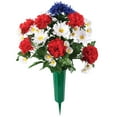 thumbnail image 3 of Patriotic Bouquet Memorial by OakRidge™, Set of 2, 3 of 4