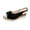 Black, variant on Ruyang Womens Fashion Summer Sandals Fabric Casual Bottom Wedge Buckle Sandals Womens Sandals Size 5