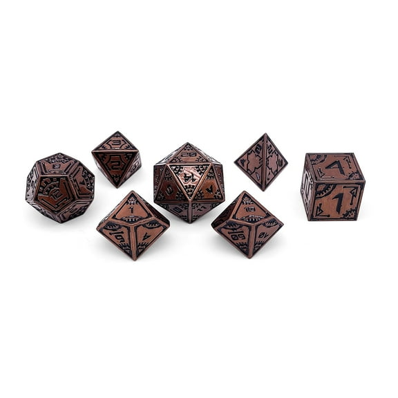 DnD Dice | Interstellar - Space Dice 7 Piece RPG Set | Norse Foundry