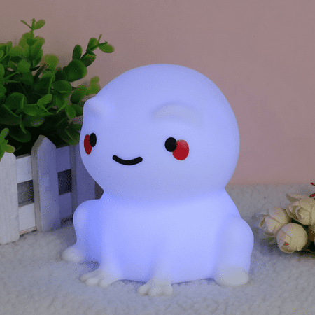 

Cute Kids Night Light 7-Color Silicone Squishy NightLights for Kids with USB Rechargeable Cute Baby Light Decorative Room Lamp Gifts