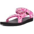 thumbnail image 6 of Teva Original Universal Tie-Dye Women's Vegan Hook And Loop Strap Sandal In Pink Size 7, 6 of 6