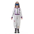 thumbnail image 4 of MEZZALL Cosmic Kids For Girls Astronaut Space Dress Up Outfit For Halloween Parties And Pretend Play Stylish Clothes Sets, 4 of 8