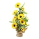 thumbnail image 2 of Flores simuladas,Flores artificiales Falsas plantas de plástico que no se desvanecen,Caja de ventana de porche de jardín Decoración ,Boda Novia Ramo Flores Amarillas 3 piezas Sunnimix Flores simuladas, 2 of 8