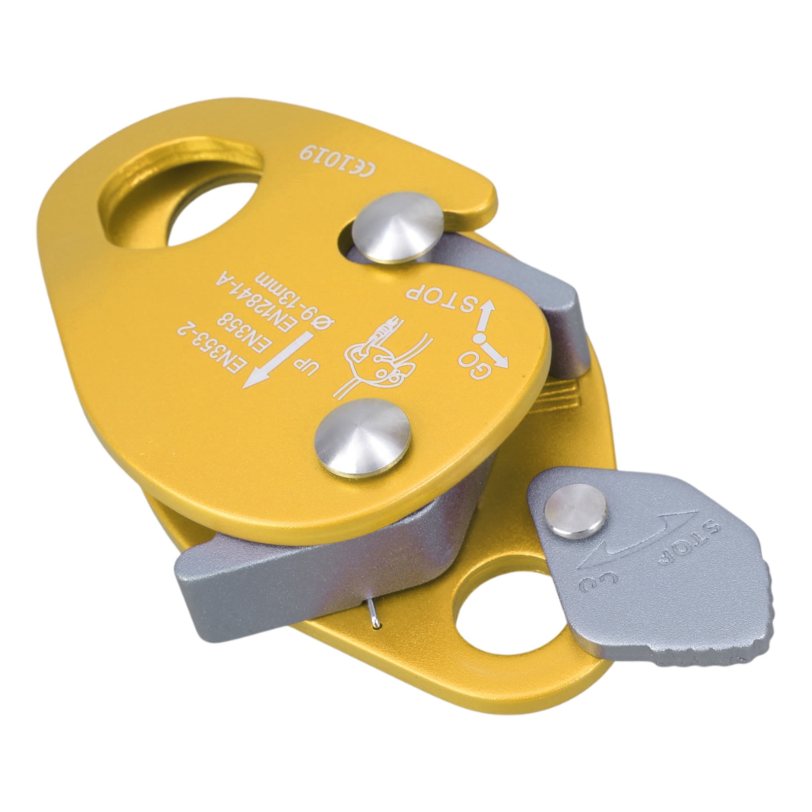 Jesscasday Outdoor Climbing Rope Grab Device Rope Grab Auto Locking Arrest Ascenders for Outdoor Climbing