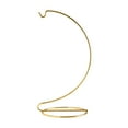 thumbnail image 2 of Creative Hobbies 8 Inch Tall Ornament Display Stand Hanger Holder, Pack of 3, Bright Gold Plated, 2 of 5