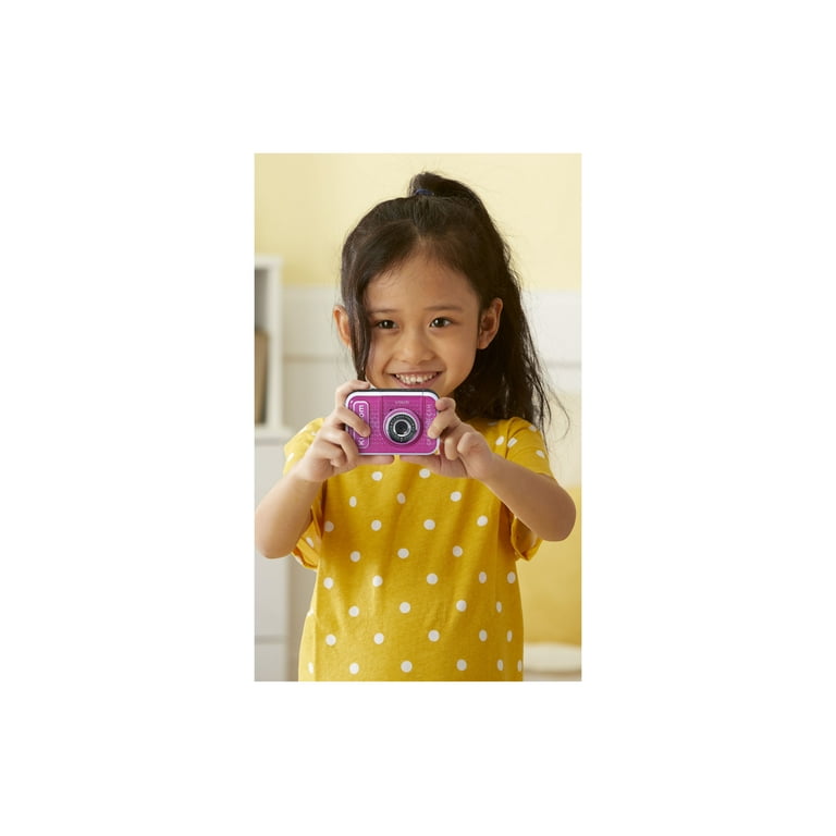 VTech KidiZoom Creator Cam, appareil photo haute définition pour enfants,  écran vert inclus, caméra à selfie à rabattre, bâton/trépied à selfie,  minuteur automatique