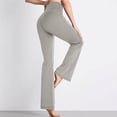 thumbnail image 4 of DHFJKG High Waisted Flare Yoga Pants Women Bootcut Leggings Stretchy Soft Workout Athletic Gym Pants, 4 of 6