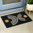 thumbnail image 2 of Unique Bargains Non-Slip Absorbent Resist Dirt Entrance Mat Soft Fluffy Carpet Doormats Dark Gray 20"x32", 2 of 7