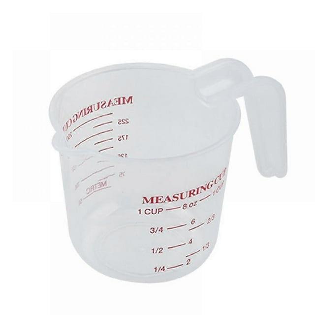 1 Plastic Measuring Cup, Kitchen Plastic Measuring Cup, For Accurate Measurement Of Kitchen Liquids.(250ML)