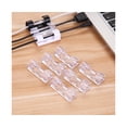 thumbnail image 3 of 20Pcs Self-Adhesive Network Charge Cable Clip Wire Organizer Fixer Holder Clamp-White Big, 3 of 5