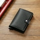 thumbnail image 3 of Cartera para tarjetas de crédito de fibra de carbono para hombre, fina y elegante, de metal, 3 of 3