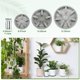 thumbnail image 5 of Uxcell 2-Pack Plato para Plantas, 16 cm/6.3 Pulgadas Bandejas de Plástico para Macetas/Interiores/Exteriores/Drenaje de Agua [Venas Amarillas], 5 of 7