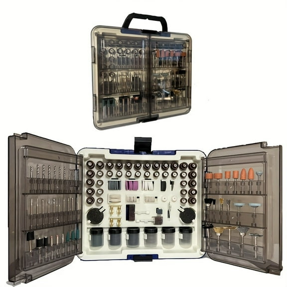 490Pcs Rotary Tool Accessories Kit - Cutting Sandblasting Grinding Engraving Polishing Drilling Bits Set for DIY Craft Repair Hobbyists