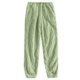 thumbnail image 4 of JIUKE Womens Pajama Pants High Waisted Flannel Jogger Pants Soft Warm Fuzzy Sleepwear Pants with Pockets, 4 of 9