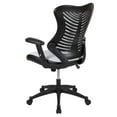 thumbnail image 3 of Scranton & Co High Back Executive Office Swivel Chair in White, 3 of 5