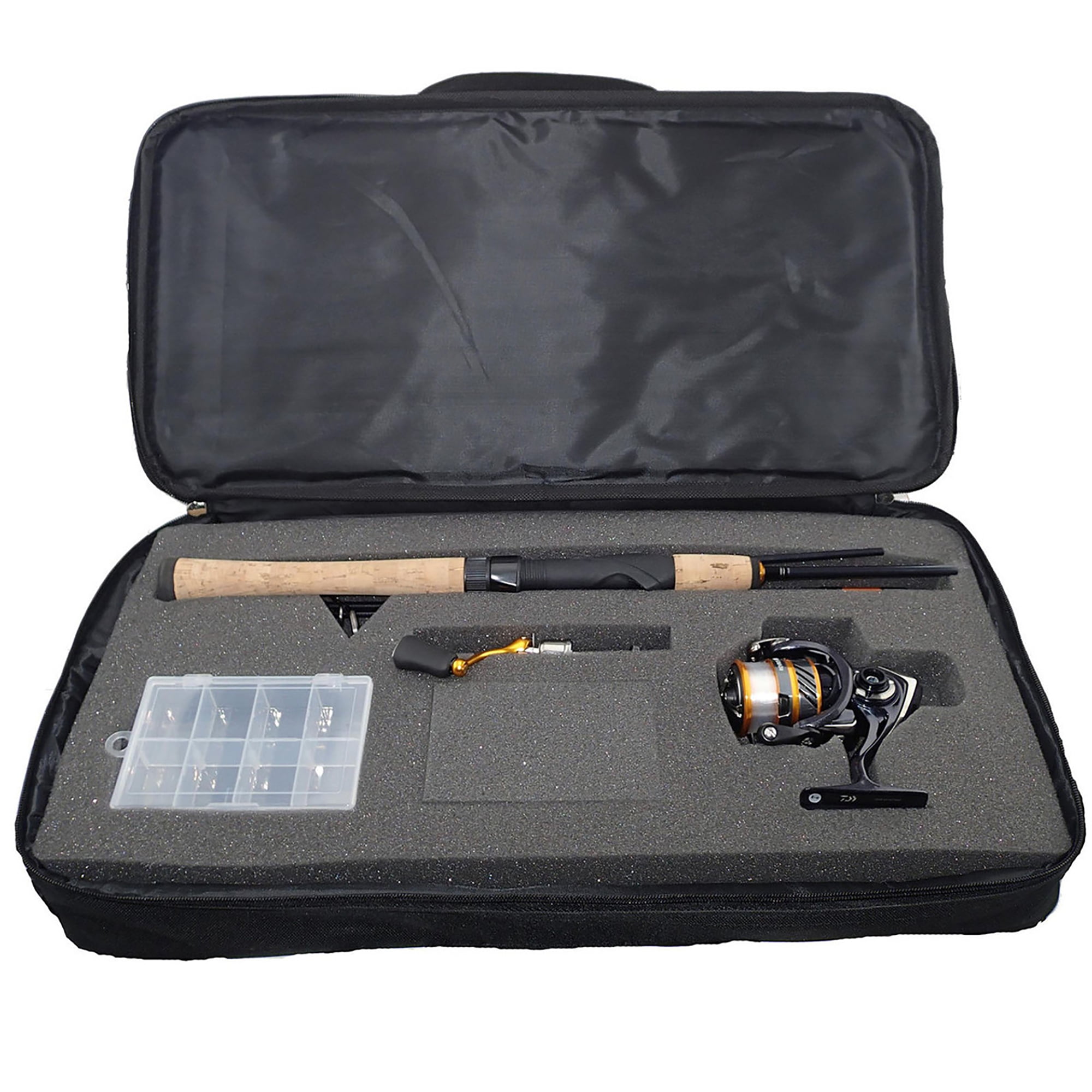 Daiwa Compact Travel Rod and Reel Combo Kit - DTC25BI72TMFSE
