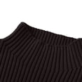thumbnail image 4 of XIMIN Chandail Tricoté à Col Roulé Manches Longues Côtelé pour Bébé Fille Automne Hiver Chaud Basique Décontracté, 4 of 6