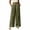Army Green, variant on Women's Cotton Linen Loose Fit Pants for Women with Pockets, Mid Elastic Waist Straight Leg, Casual Soft Lightweight, Business Lounge Beach Summer, Womens Trousers | VerBelle,Army Green L