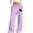 Purple, variant on CYRBOKO Girls Sweatpants with Pockets, Soft Relaxed Fit Casual Elastic Waist Girls Wide Leg Pants Size 8 Gray