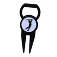 thumbnail image 4 of Herramienta de Reparación de Golf, Accesorios de Herramienta Verde Ligera de Metal, Punta de Reparación de Césped Multifunción para Practicar, Mujeres B Sunnimix Reparación de chuletas de golf, 4 of 8