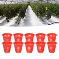thumbnail image 4 of Planting Basket, Multipurpose Plant Mesh Cup Promote Growth Reusable 10PCS Durable  For Hydroponic For Garden Red,Blue, 4 of 8