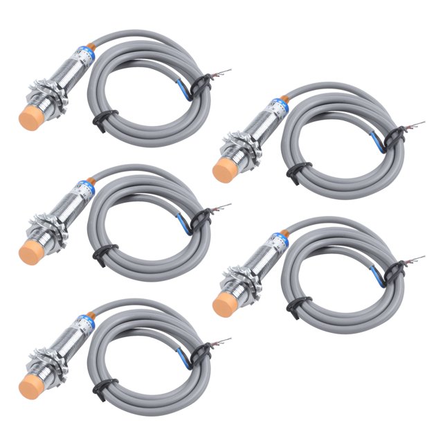 5X DC6-36V 300MA NPN NO 3-Alambres 4mm Tubular Interruptor del Sensor de Proximidad Inductivo LJ12A3-4-Z-BX