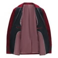 thumbnail image 5 of One Button Red Velvet Elegant Suit Jacket - Luxurious Casual Blazer for Men - Ideal for Dating, Formal Occasions, and Business Events - Perfect Gift Idea for Him, 5 of 8