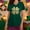 #646-Gold, variant on Women's St. Patrick's Day Print Scrub Top, Loose Fit V-Neck Short Sleeve with Pockets for Nursing Uniform and Daily Use