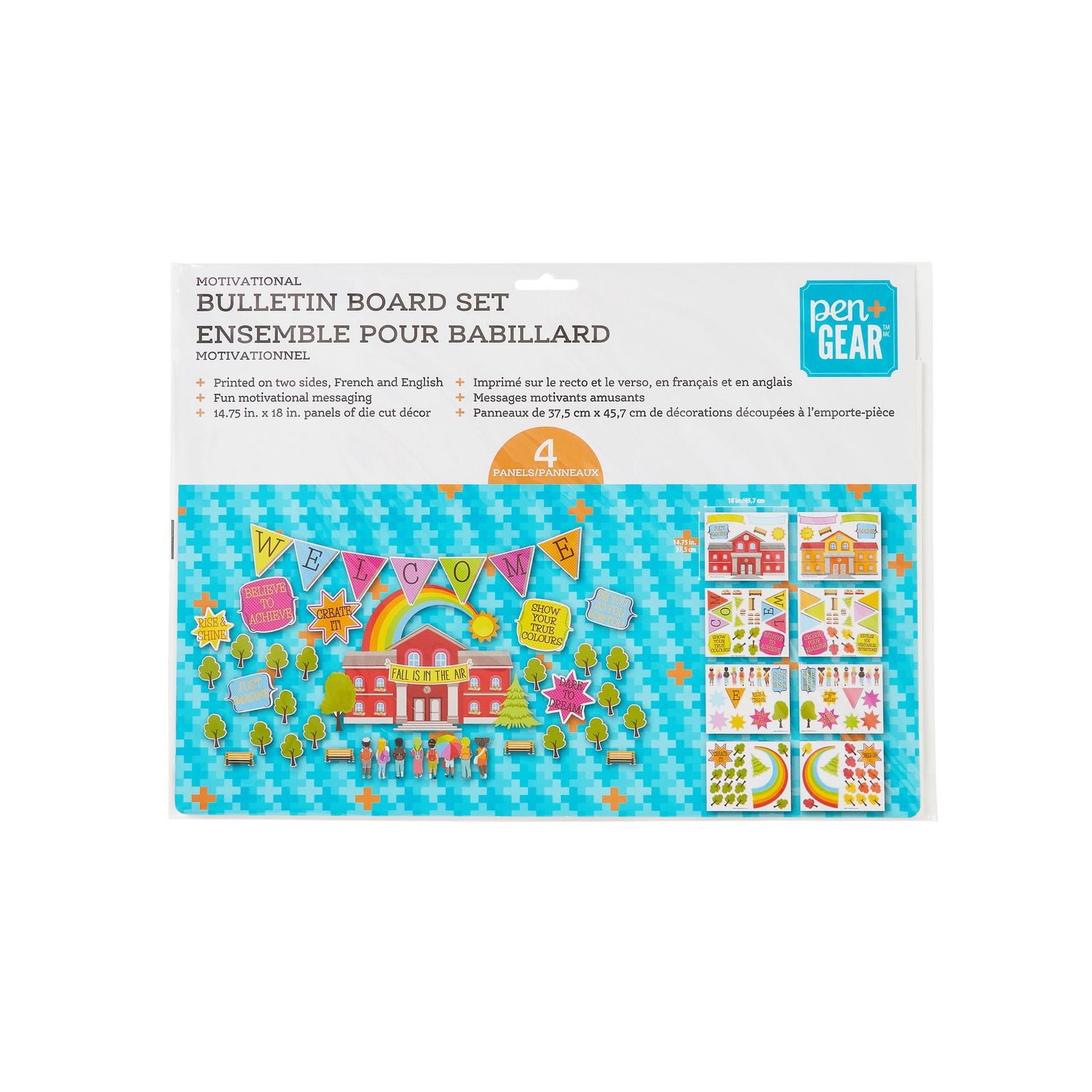 Pen + Gear Motivational Bulletin Board Set, Classroom Décor, Bulletin Board Set