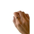 thumbnail image 3 of Black Onyx Gemstone ring, Natural Onyx Tiny ring, December birthstone, womens ring, gold micron ring, 925 Sterling Silver, Fine Jewelry, dainty Ring, Minimal Stackable Ring, 3 of 4
