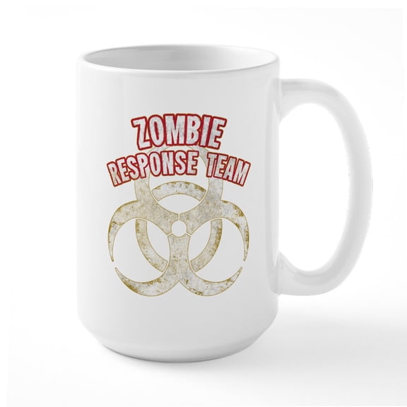 CafePress - Zombie Response Team - 15 oz Ceramic Large White Novelty Mug