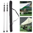 thumbnail image 3 of Almencla Thicken Aluminum Alloy Tent Pole Adjustable Tent Support Rods Beach Shelter Tarp Sliver, 3 of 7