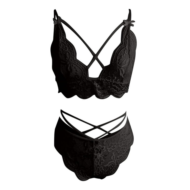 Same Day Delivery Items Women Sexy Lingerie Strap Underwear Solid Color  Lace Women's Lingerie Set Plus Size, Black #5, Medium : :  Clothing, Shoes & Accessories