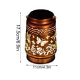 thumbnail image 3 of Proyector solar de colibrí | Lámpara solar de jardín para exteriores con colgante | Decoración impermeable para patio, jardín y sala de estar, 3 of 9