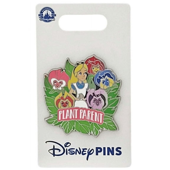 Disney Parks Alice in the Wonderland Plant Parent Pin New with Card