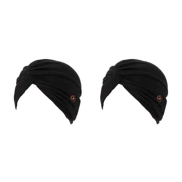 Diademas de moda Qarigey Estilo simple Colores surtidos Negro 2piezas