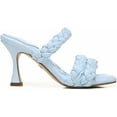 thumbnail image 2 of Sam Edelman Meghan Riveria Slip On Braided Straps Fashion Mule High Heel Sandals (Riviera Blue Leather, 10.5), 2 of 4