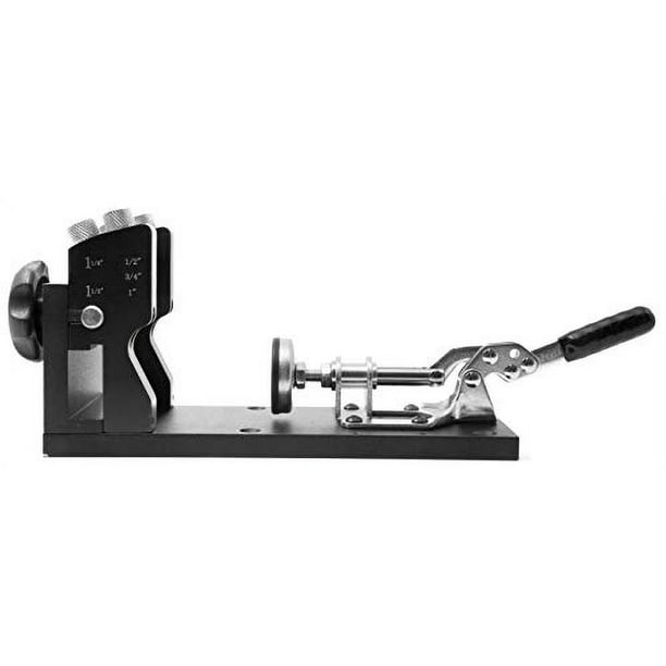 WEN WA1527 Metal Pocket Hole Jig Kit with L Base Step Drill Bit and Self Tapping Screws
