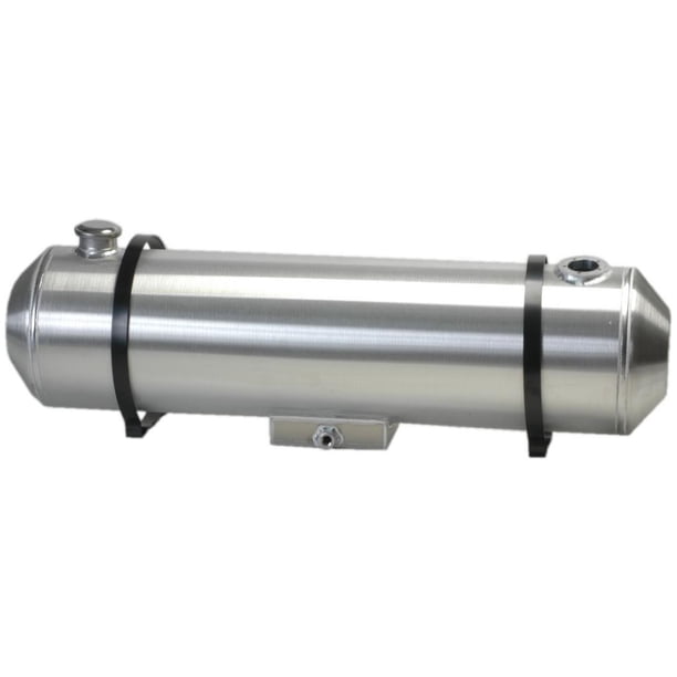 1033EF Spun Aluminum Fuel Tank End Fill 10.75 Gallons With Sump For