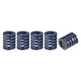 thumbnail image 1 of Unique Bargains Die Spring 5 Pack 14mm OD 20mm Long Spiral Stamping Light Load Compression Die Springs, Blue, 1 of 5