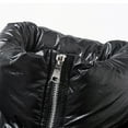 thumbnail image 7 of successthop Winter Puffer Jackets for Women Quilted Oversized Plus Size Outwear with Pockets Zip Coat Winter Clothes Black, 7 of 7