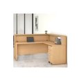 thumbnail image 3 of BBF Studio C - Receptionist desk raised panel - 90�� corner - natural maple, 3 of 3