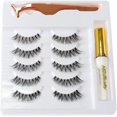 thumbnail image 3 of Faux Cils Demi Naturels Faux Cils 5 Paires Multipack avec Colle et Applicateur, 3 of 7