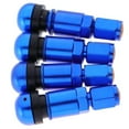 thumbnail image 4 of pitrice 4 Pcs Car Tubeless Wheel Dust Caps Tire Valve Stems Blue + Black, 4 of 8
