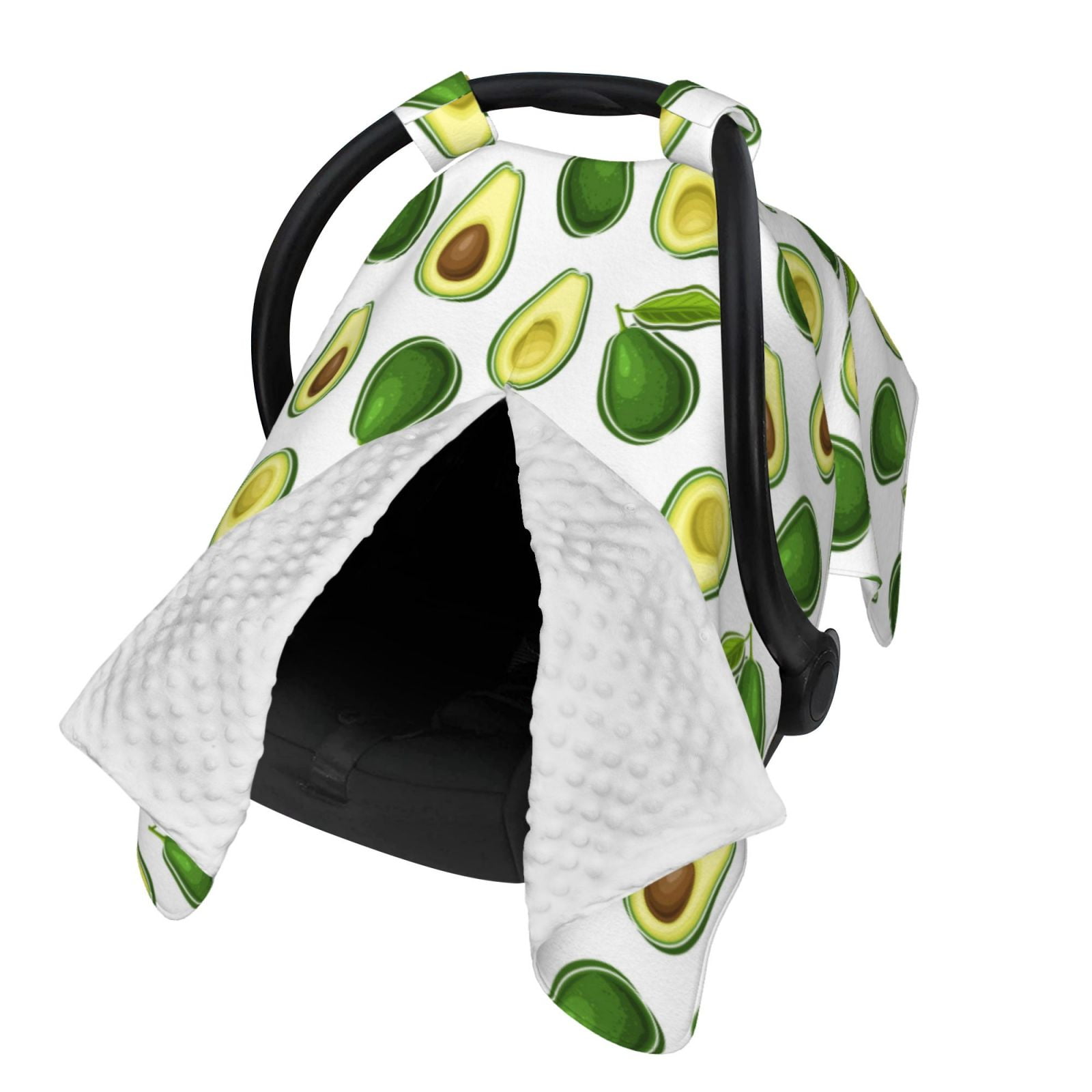 Naloa Avocado1 Baby Car Seat Cover, Breathable Baby Carrier Cover, Multiuse Baby Carrier Cover & Nursing Breastfeeding Cover