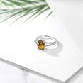 thumbnail image 4 of Gem Stone King Oval Mango Mystic Topaz 2.00 Ct 925 Sterling Silver Solitaire Ring, 4 of 4