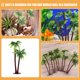 thumbnail image 4 of BRIGHTFUFU 15 Uds Micro paisaje cocos árbol planta en miniatura modelos de árboles Mini palmera Artificial, 4 of 8