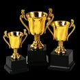 Small Trophy R HOOWIFFY plastic mini trophy Award Trophy Black Celebration Item Sports ...
