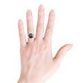 thumbnail image 3 of Angara Classic Tahitian Cultured Pearl Ring in 14K Rose Gold for Women | June Birthstone Jewelry for Her, 3 of 7
